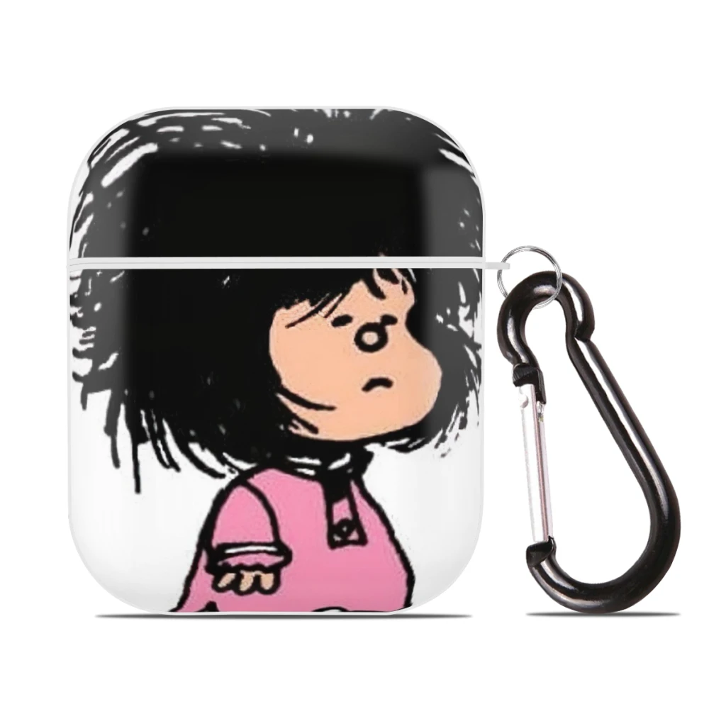 Жесткий защитный чехол для ПК с пряжкой совместимый Apple AirPods 2-го и 1-го поколения