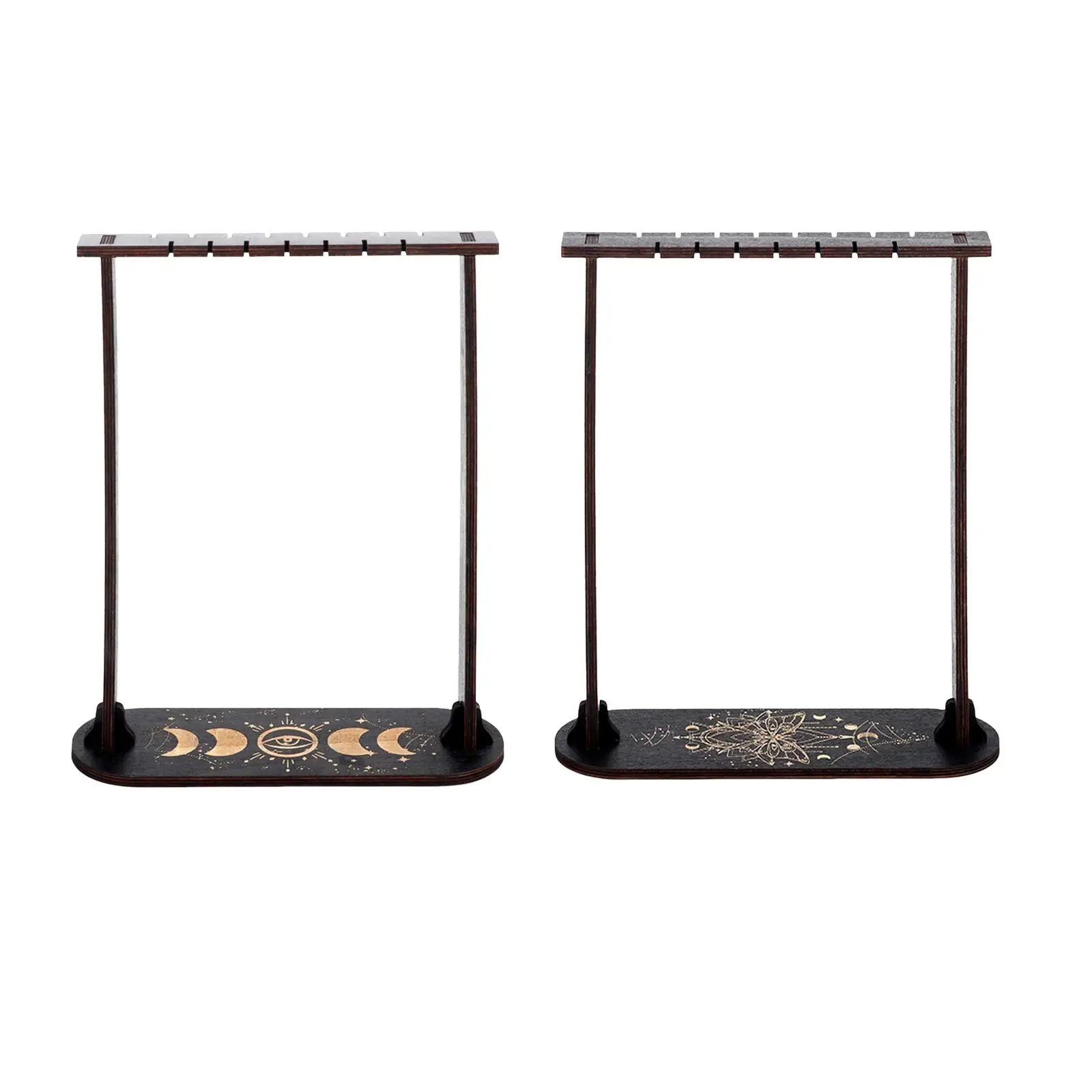 

Wooden Pendulum Display Frame Crystal Display Shelf for Office Ornament