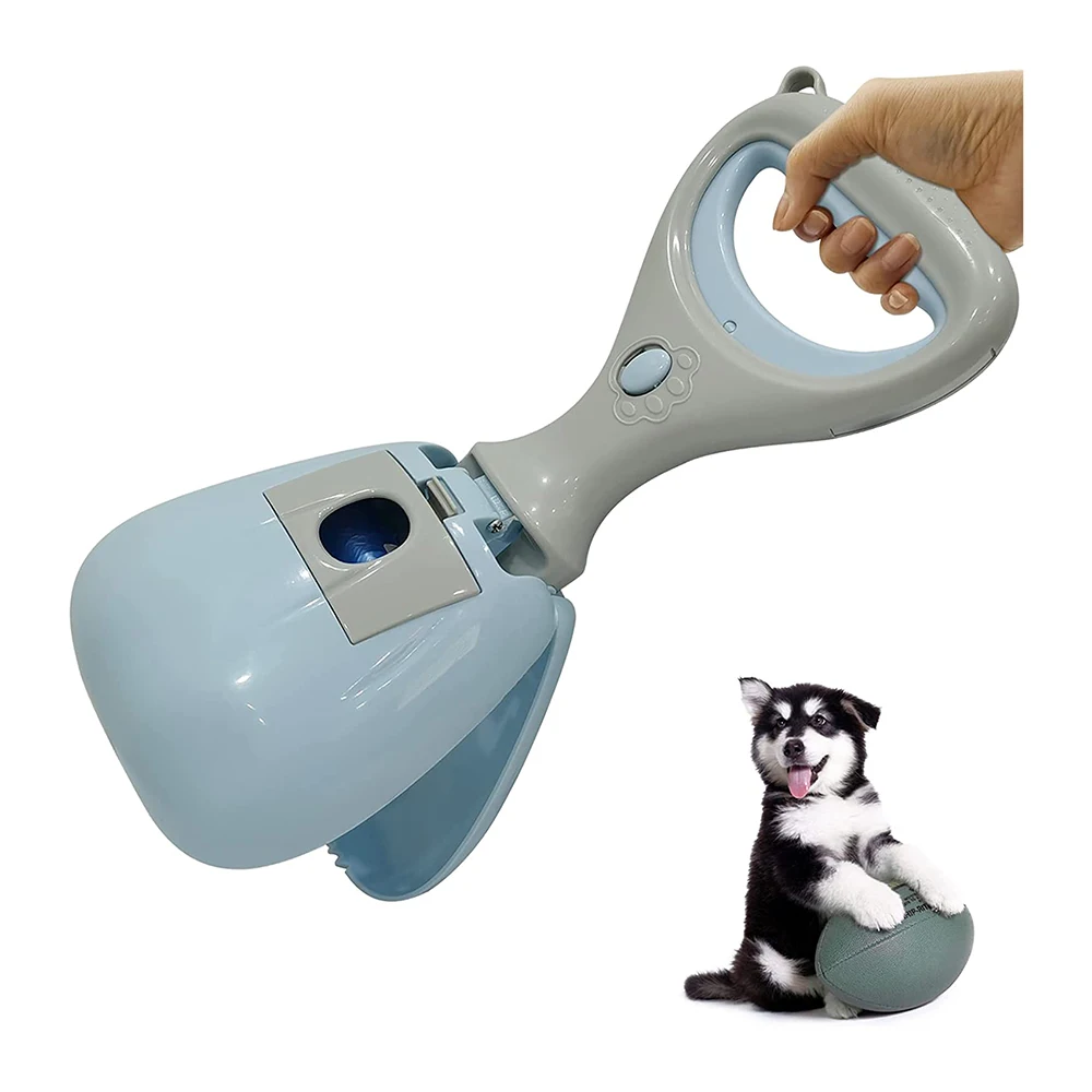 

Pet Dog Poop Bag Dispenser Poop Scooper Convenient Puppy Cat Waste Feces Pooper Picker Cleaner Poop Remove Clamp Pet Supplies