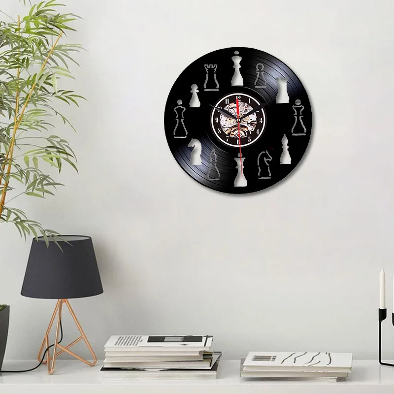 Часы настенные в стиле ретро с виниловой пластиной 12 дюймов