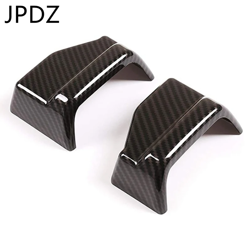 

2Pcs Carbon Fiber Style Car Seat Safety Belt Cover Trim for Benz E Class W213/GLC X253 /S Class W222 Accessories