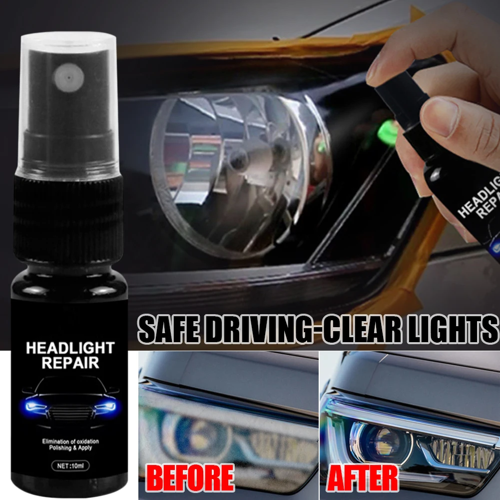 10/20/30/50/100ml Car Headlight Restorer Car Light Polishing Kit Repair Liquid Anti-Scratch Renovation Car Maintenance Agent
