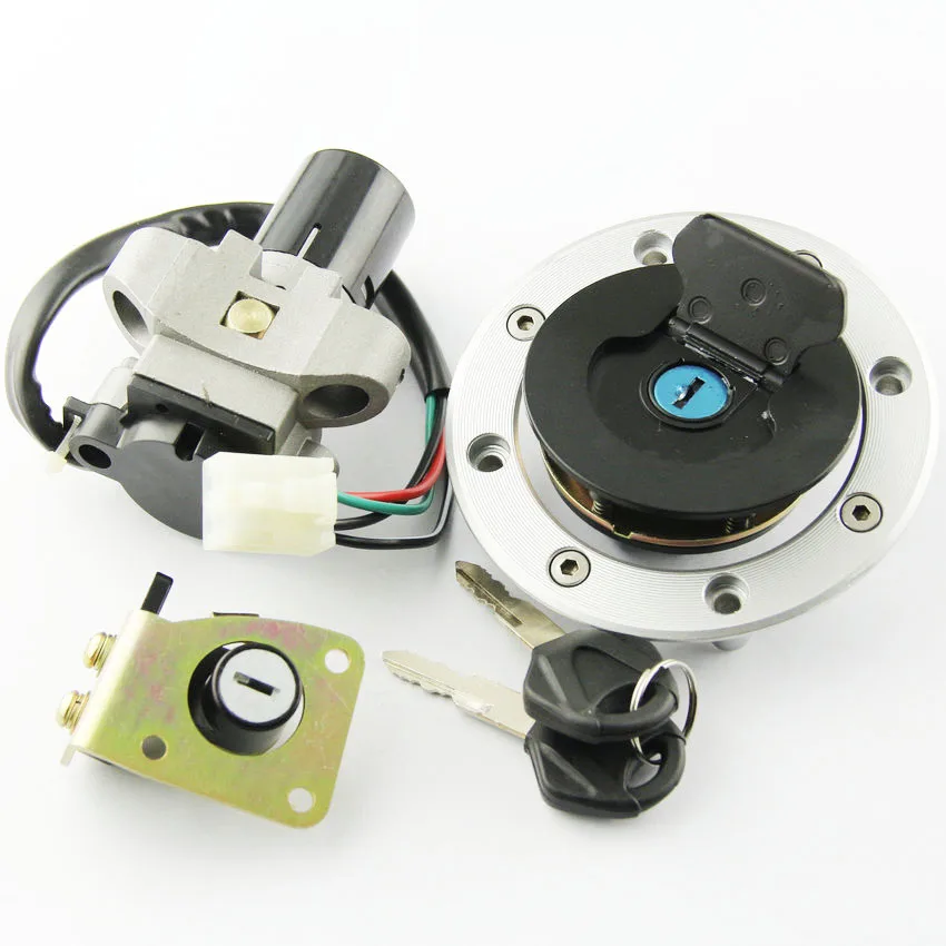 

Motorcycle Ignition Switch Fuel Gas Cap Seat Lock Key Kit For Suzuki GSF250 Bandit 77A VS/S GSF400 GSX400 GK79A Impulse GS500