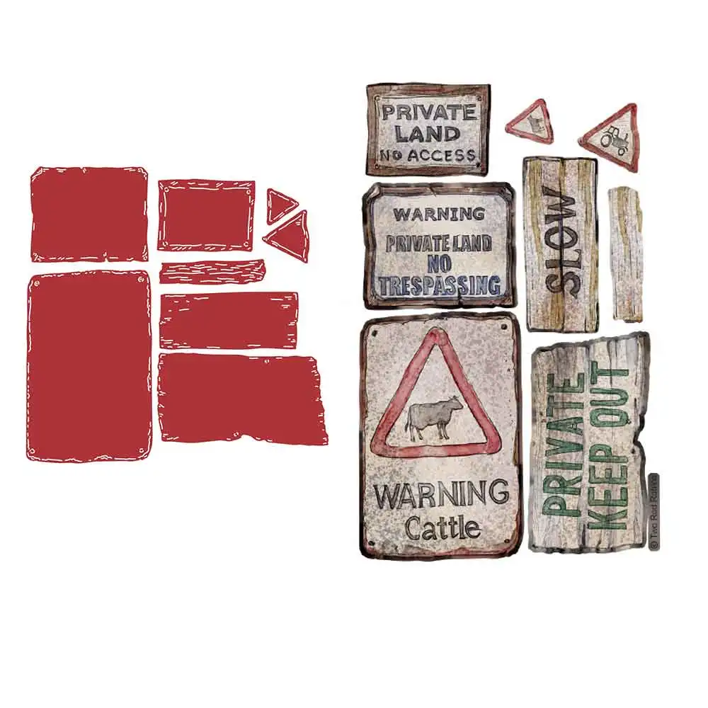 

Rectangular Wood Metal Cutting Die Scrapbook Embossed Paper Card Album Craft Template Cut Die Stencils New for 2021 Arrive