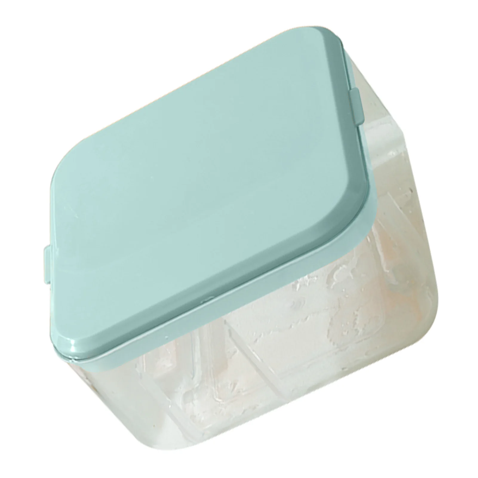 

Ice Cube Trays Easy Release Reusable Ice Trays With Storage Bin Easy Release Press Type Square Ice Cube Mold Maker With Ice