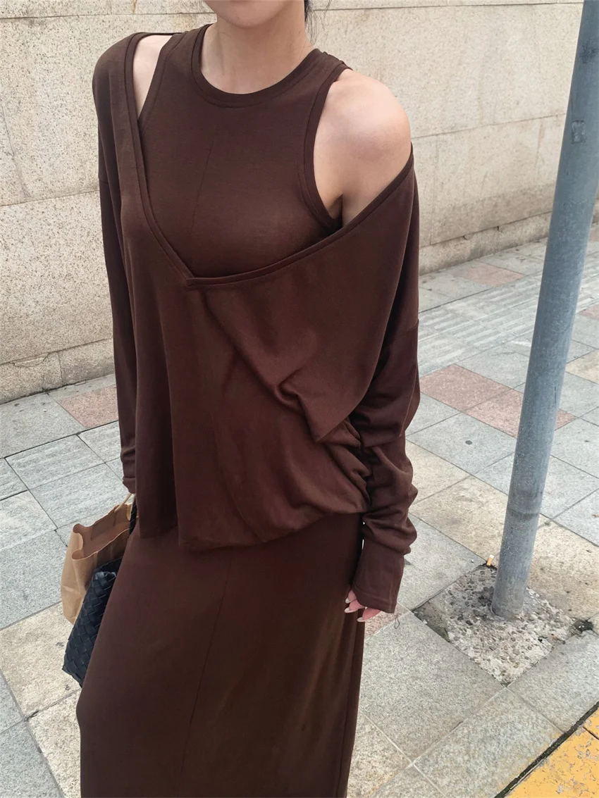 Женский офисный костюм с V-образным вырезом Alien Kitty Элегантное Длинное свободное