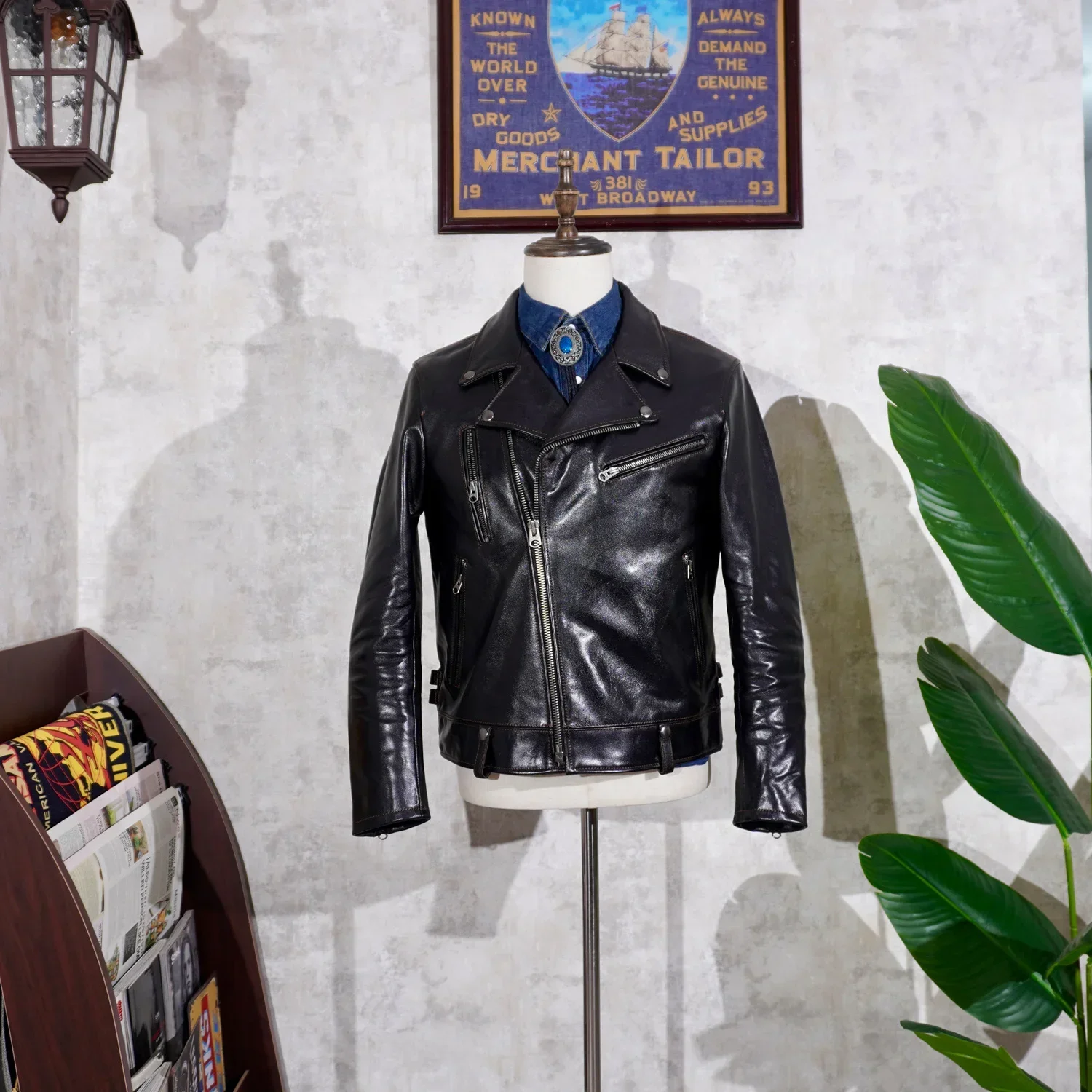 Классическая японская мотоциклетная куртка Blunt Razor 2023 мужская короткая тонкая