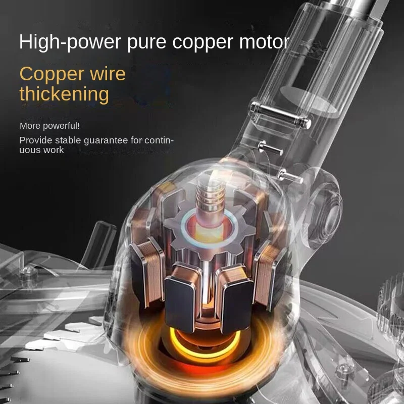 Для сада 21 в Беспроводная электрическая газонокосилка Выдвижная бытовая ручная