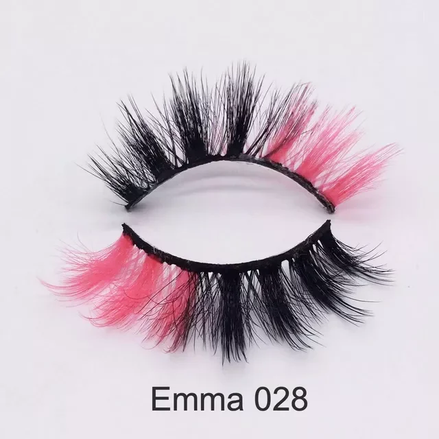 

Eyelashes Faux Mink 20 mm Eyelash Bulk Wholesale Dramatic Fluffy Colorful Lash Makeup Beauty Colored Lashes Handmade Soft