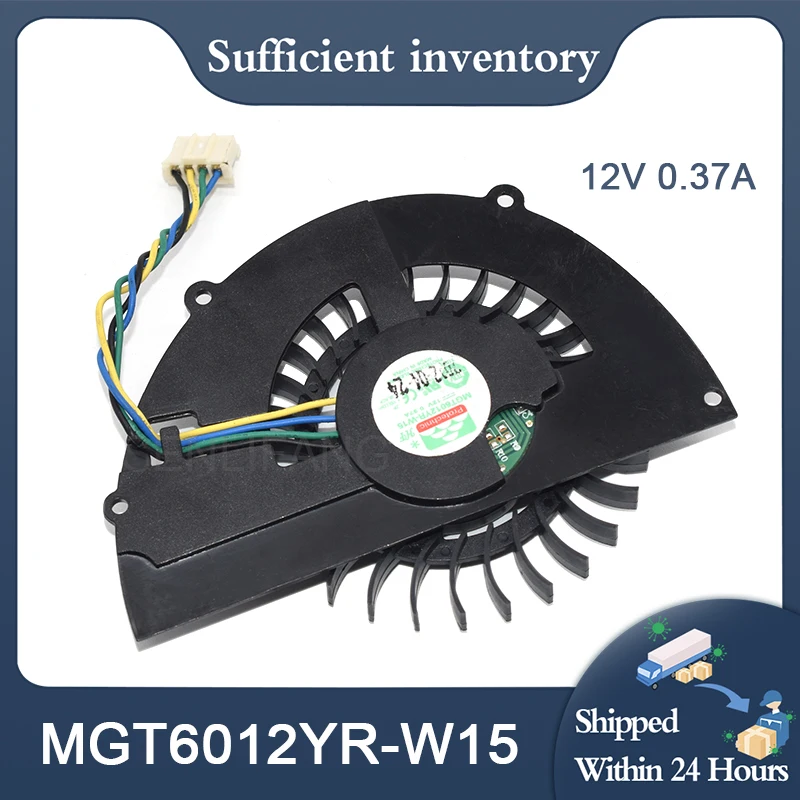 Оригинальный новый вентилятор для видеокарты NV MGT6012YR-W15 40*43*31*77 мм, 12 В, 0,37 А, четыре провода