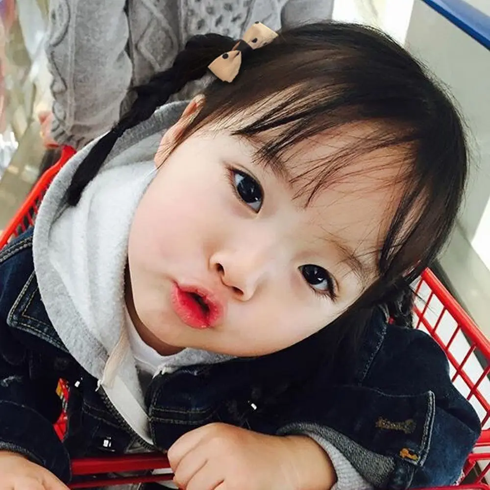 10 шт. детские резинки для волос девочек эластичная резинка с бантом веревка