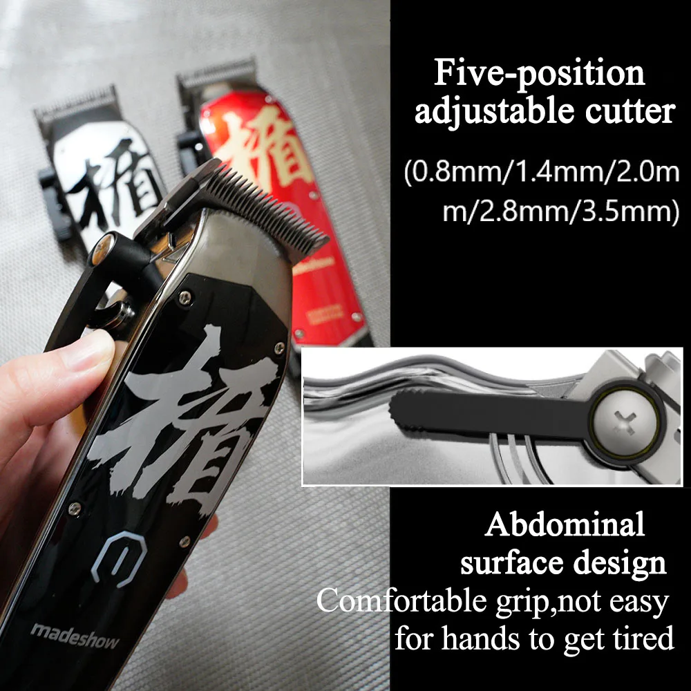 New Madeshow M10 Hair Clipper Hair Trimmer for Men Professional 7000RPM Rechargeable Hair Cutting Machine Finishing Haircut