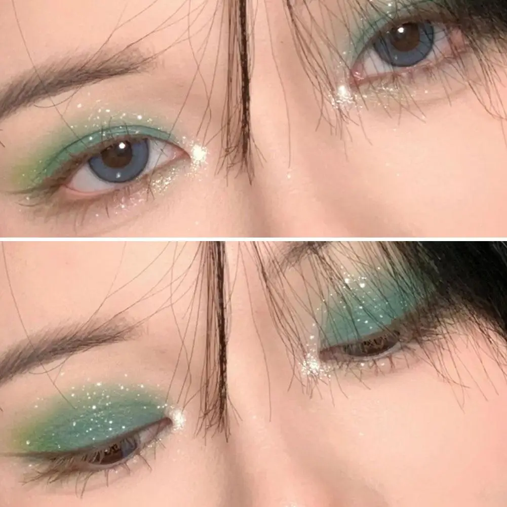 12 цветов Палитра теней для век мерцающие Позолоченные водонепроницаемые гладкие