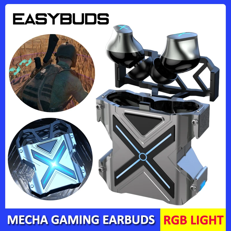 Беспроводные наушники-вкладыши EASYBUDS TWS, Bluetooth, шумоподавление, Механический Стиль
