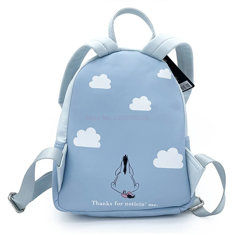 Рюкзак с персонажем мультфильма Диснея Иа канцелярские принадлежности милый