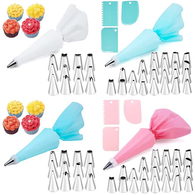 

Cream Nozzles Accessories Kitchen Bakery 14/26/29 pcs set Confectionery equipment For Cake Decorating Pastry Bag Pastry Tools