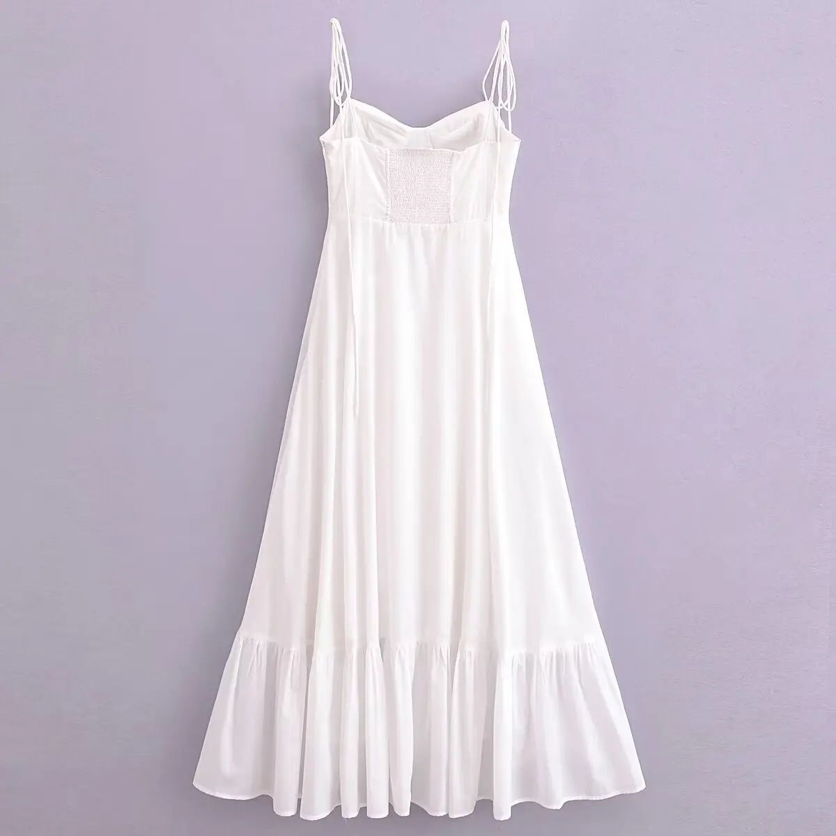 PB &amp ZA женское осеннее новое модное ламинированное платье из поплина для отпуска