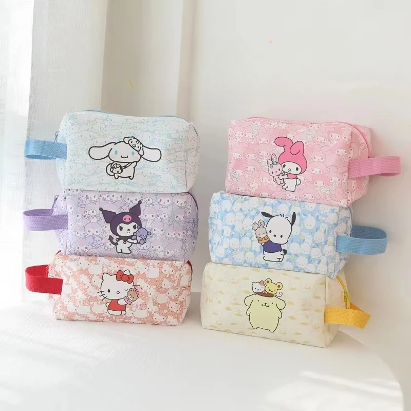 Sanrio Hello Kitty косметичка мультфильм аниме милый Kuromi My Melody пенал большая