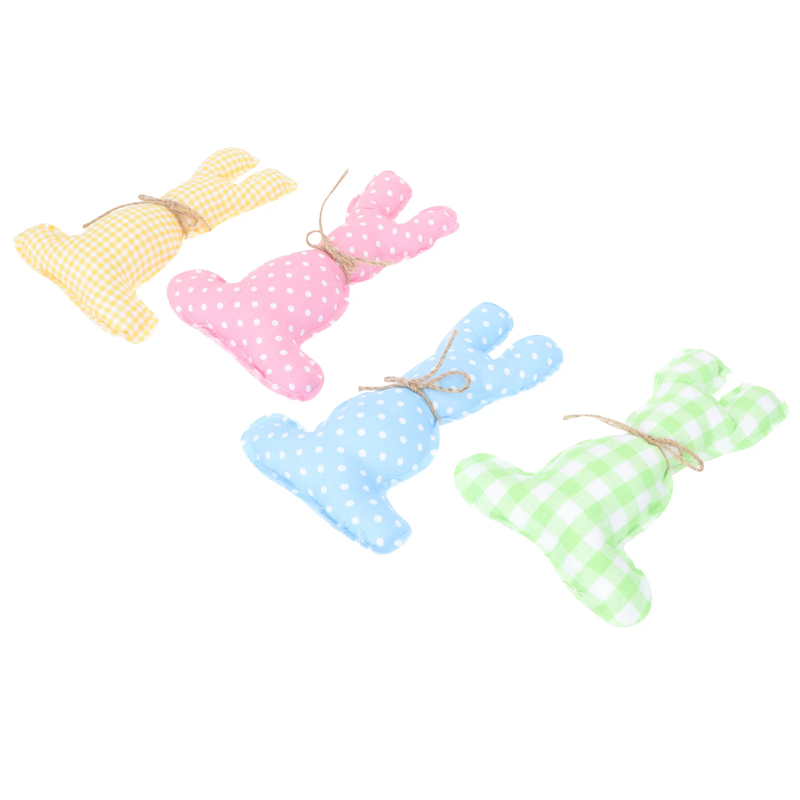 

4pcs Party Home Sofa Bed Ornaments Easter Festival Party Decor Cloth Bunny Adorns