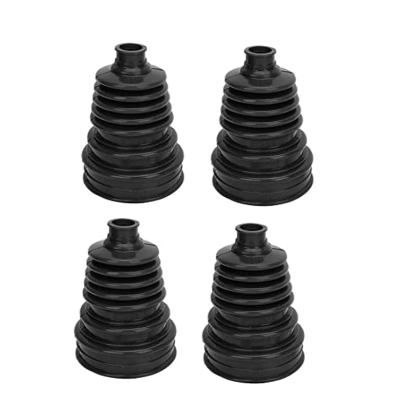 

4Pcs Universal Silicone CV Constant-Velocity Dust Cover Joint Boot Drive Shaft Universal Strong Elasticity Cars Tools