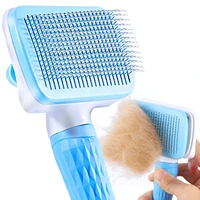 cat dog brush pet brushes hair remover pet brush for long hair and short tousle clean pet hair from the brush supplies cleaner