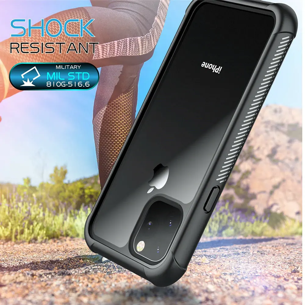 For Coque iPhone 12 Mini 11 Pro Max Case 360 Protection Crystal Back Cover for iPhone 11Pro Xr Xs Max X Shockproof Case iPhone12