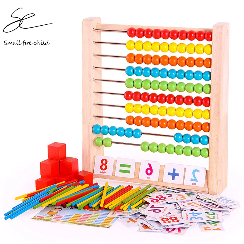 

Preschool Wooden Montessori Toys Arithmetic Counting Learning Stand Board Early Education Teaching Aids Math Toys For Children