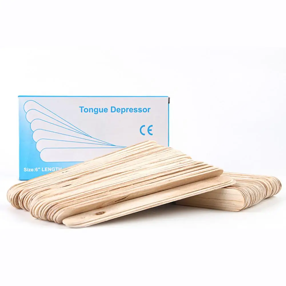 

Wax Sticks 100Pcs/Box Practical Portable Eco-friendly Hair Removal Tool Waxing Spatulas Beauty Supplies