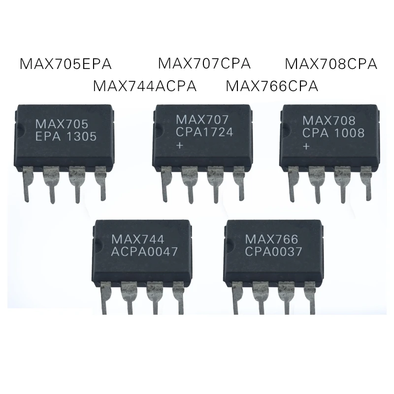 

1PCS MAX705EPA MAX766CPA MAX744ACPA MAX707CPA MAX708CPA