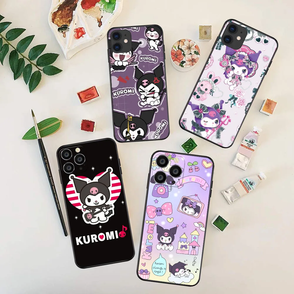 UK-72 My melody and Kuromi Soft чехол для VIVO Y3 Y3S Y15 Y17 Y19 Y5S Y20 Y81I V15 V20 V20i SE Y70 Y11 Y12 Pro