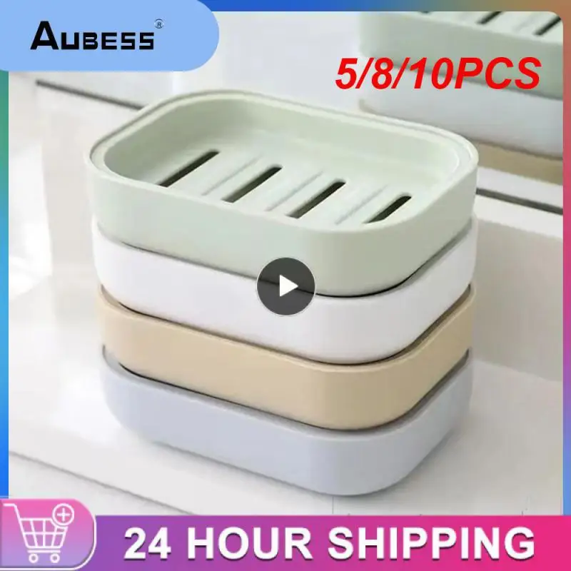 

5/8/10PCS Soap Storage Shelf Japanese Household Soaps Holder High Quality Multifunctional Storage Box Bathroom Supplies