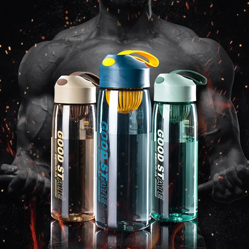 

Бутылка для воды 0,5 л, Спортивная бутылка для воды, легко носить с собой, уличная ежедневная бутылка для питьевой воды с фильтром