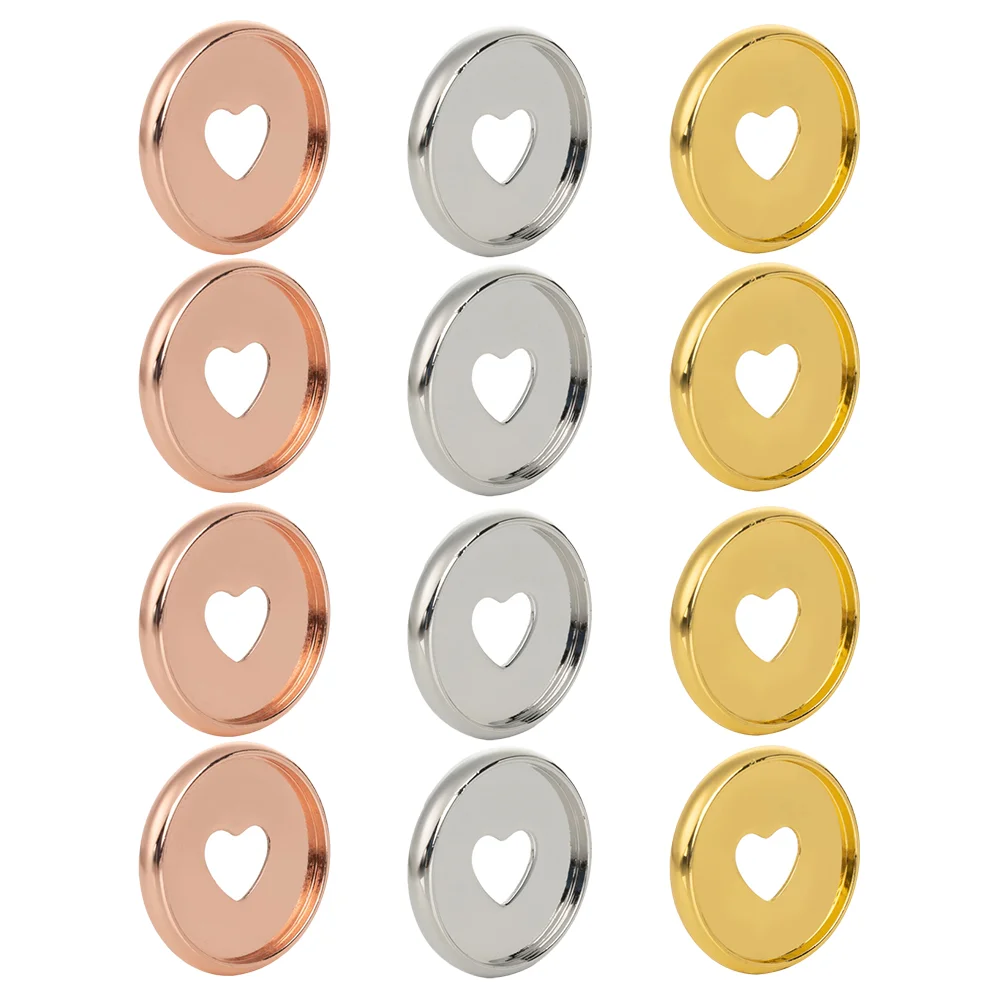 

30pcs Hollow Heart Binder Buckle Planner Binding Discs Plastic Binding Buckles