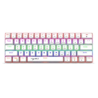 Keys Mini Mechanical Gaming Keyboard Colorful RGB Backlit Blue Switch Type Keyboard for Desktop Laptop Gamer