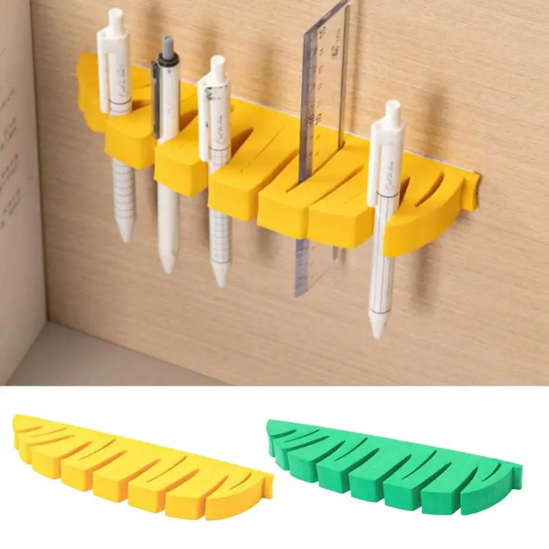 

Toothbrush Hanger Portable Leaf Shaped Adhesive Rack Toothpaste Dispenser Multipurpose Makeup Holder For Bathroom Accessories
