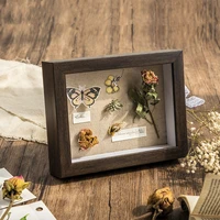 handmade creative shadow box depth 3cm for diy flower stuffed art craft medal display 3d photo frame wall hanging decoration