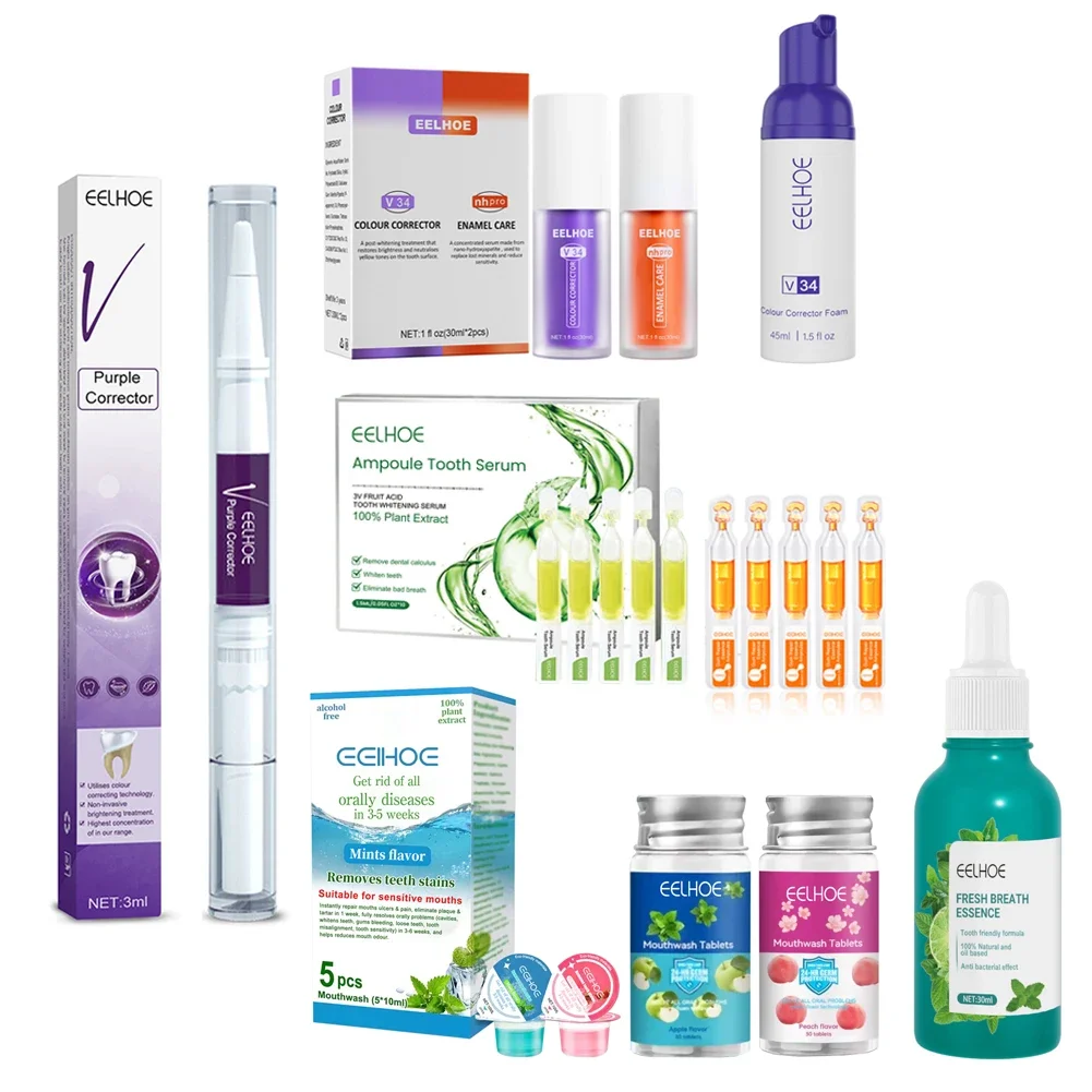 V34 Ручка для отбеливания зубов зубная паста удаления пятен мусс свежее дыхание