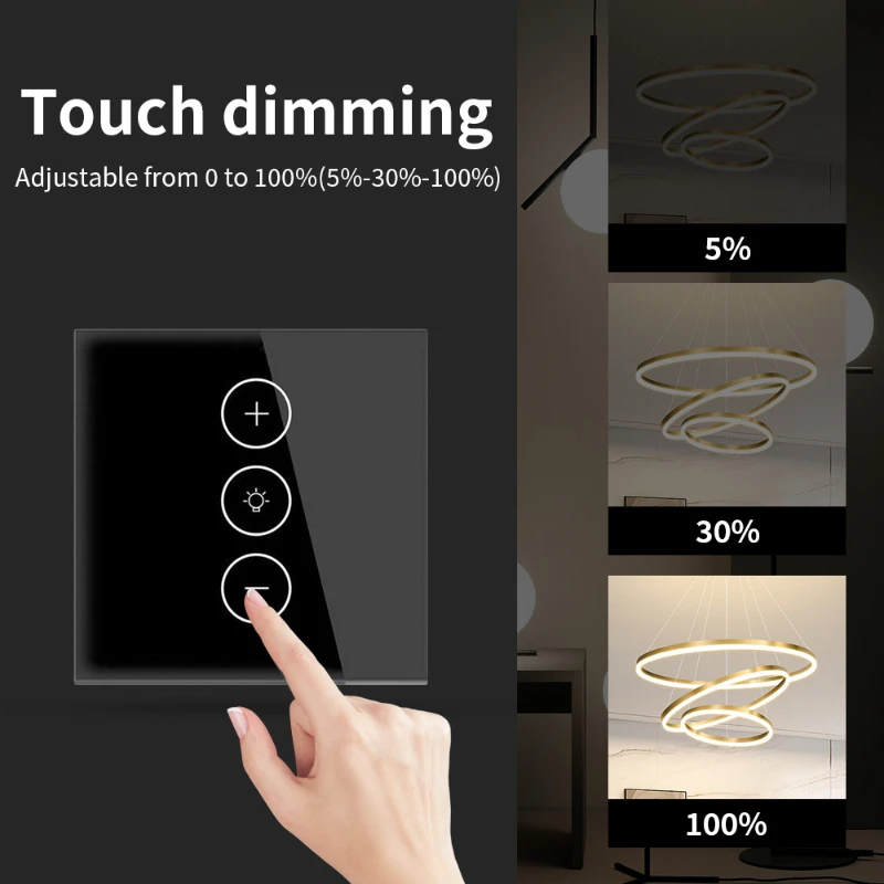 Пульт дистанционного управления со стеклянной панелью и светодиодной