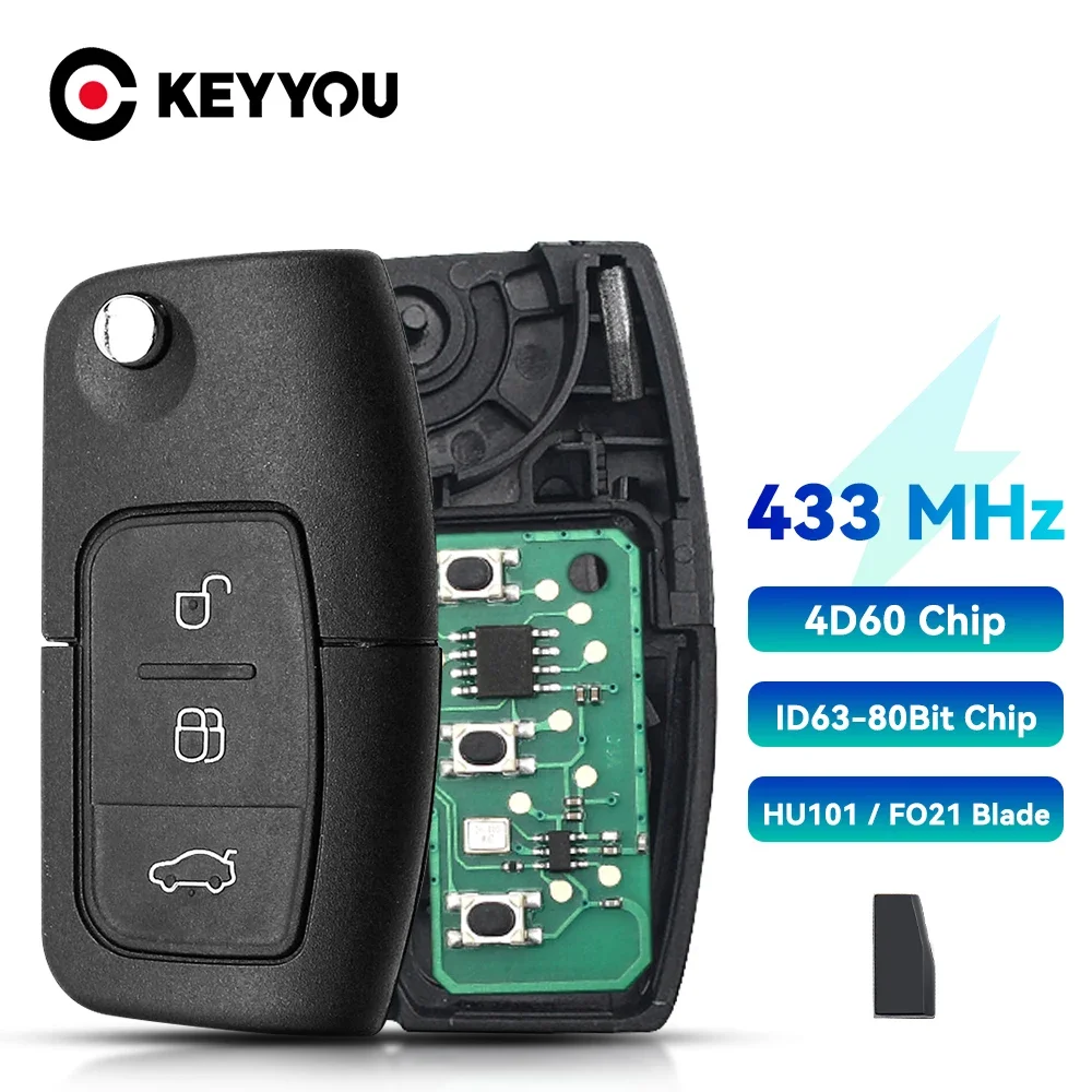 

Keyyou 4d63/4d60 Ask Chip 315/433 Мгц Браслет С Дистанционным Управлением Без Ключа Для Ford Focus Mondeo C Max S Max Galaxy ...