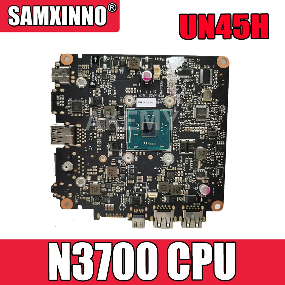 

Akmey материнская плата для ASUS VivoMini UN45H UN45H-VM062M Mini HD компьютера N3700 4 ядра 90MS00R0-R04000