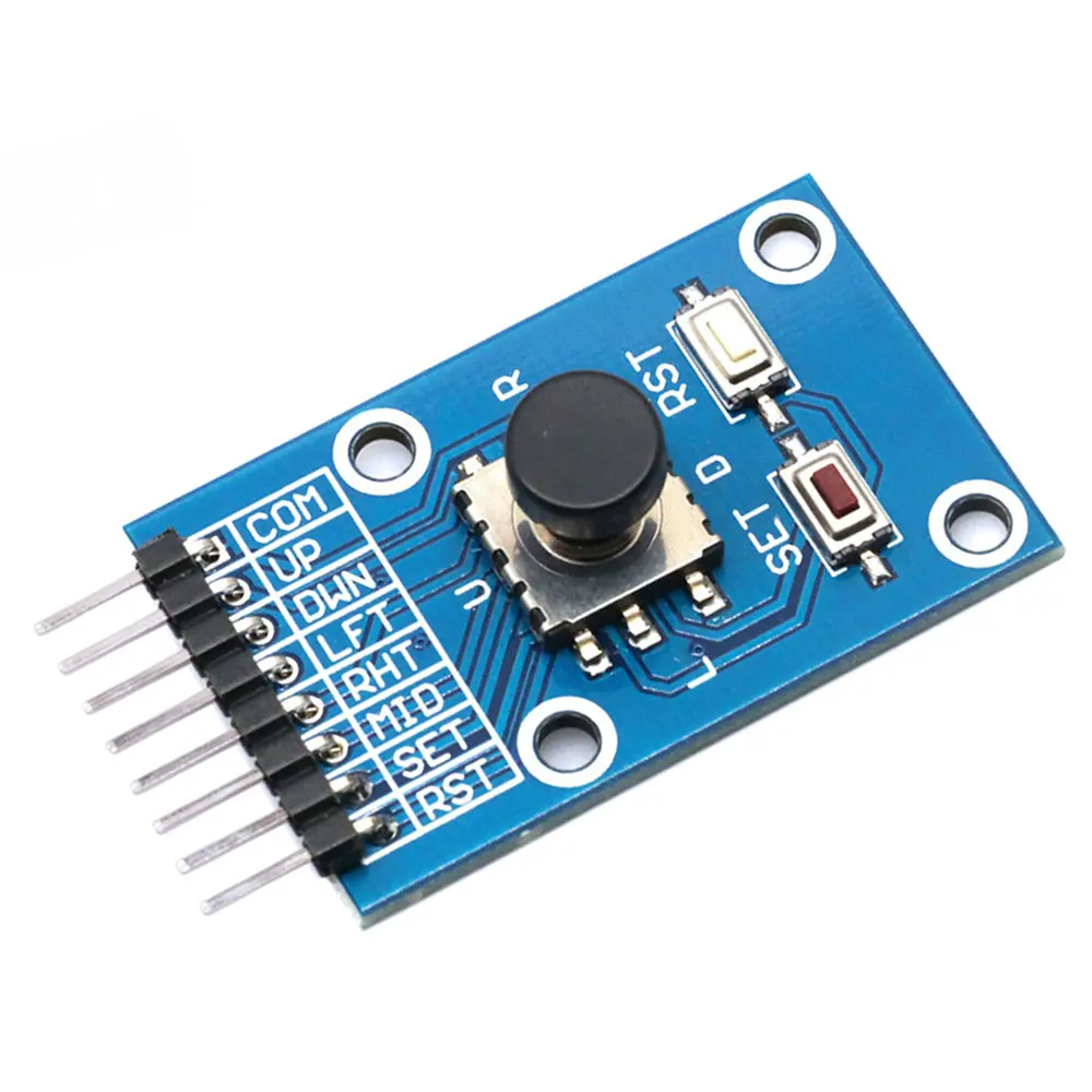 Фото Пятинаправленный модуль навигационной кнопки для MCU AVR Game 5D Rocker Joystick, независимая клавиатура для модуля джойстика Arduino №2