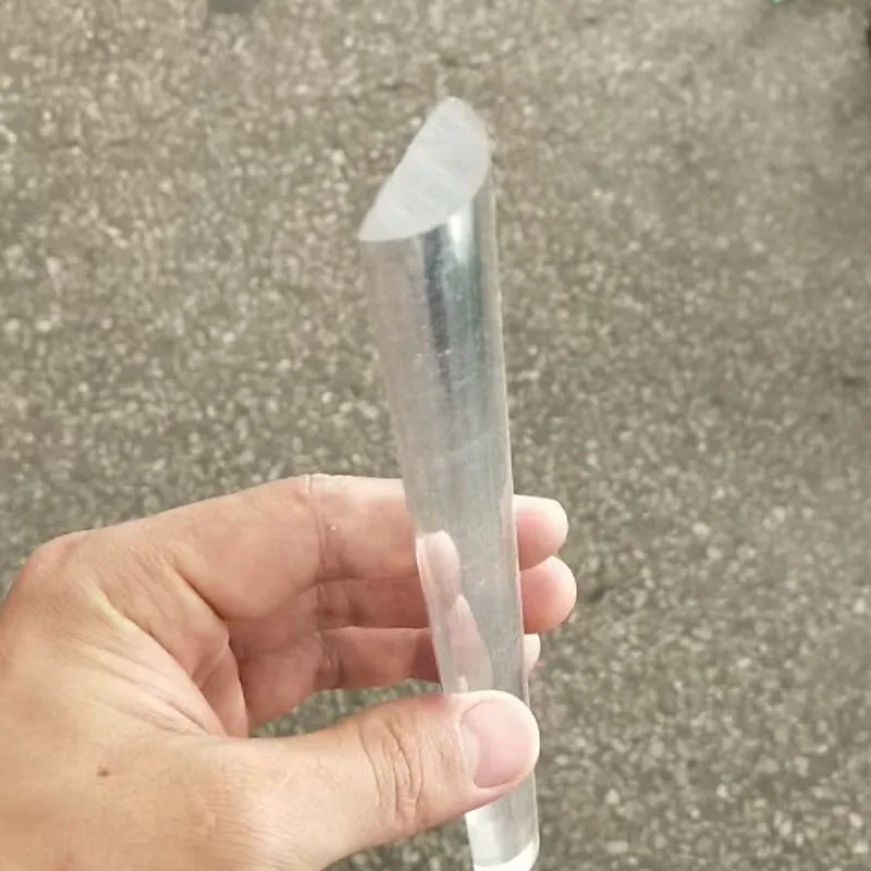 Новый полукруглый акриловый твердый стержень D-типа высокопрозрачный из ПММА