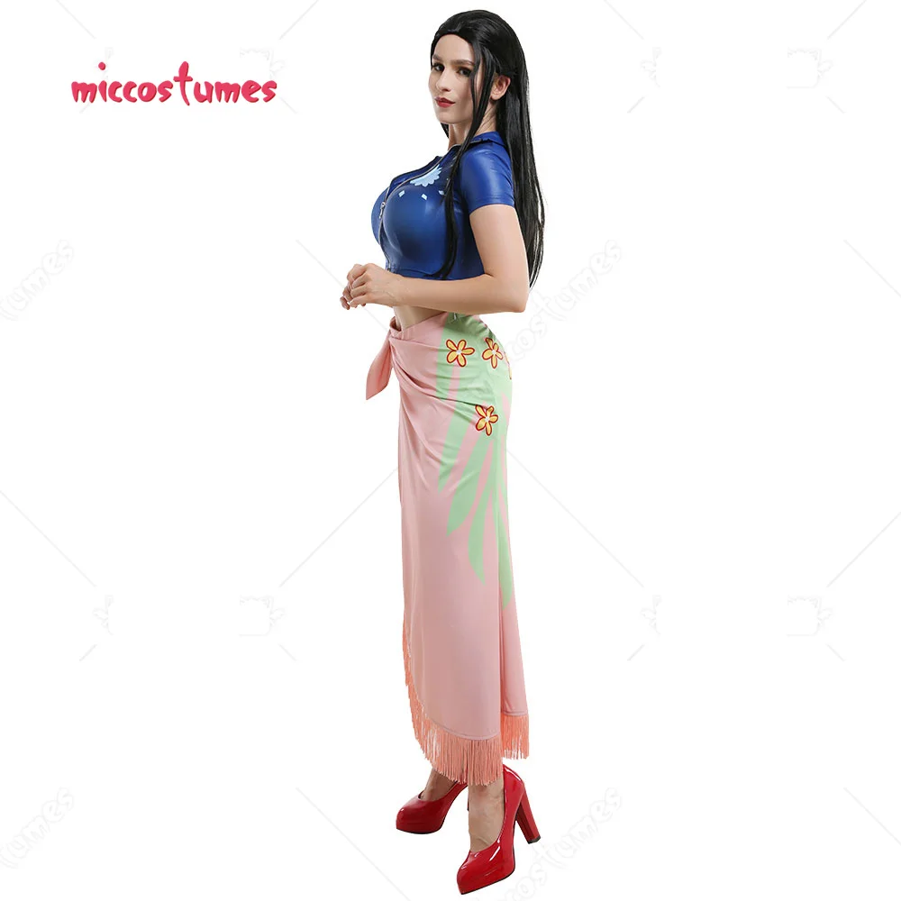 Женский цельный топ Nico Robin и юбка костюм для косплея с цветочным узором наряд