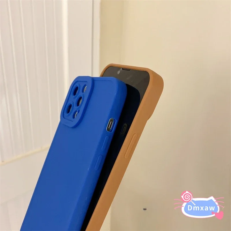 Для OPPO A76 A96 Find X5 Pro A5S A12 A7 A92 A72 A52 A9 A5 2020 A8 A31 A54S A75 A79 чехол однотонный матовый мягкий