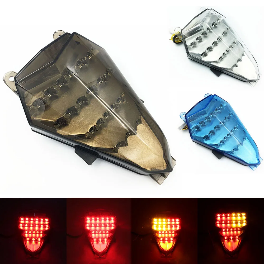 Фото Для Yamaha YZF R6 RJ11 2006 2007, задний фонарь E-Mark, стоп-сигналы поворота, встроенный светодиодный фонарь №4
