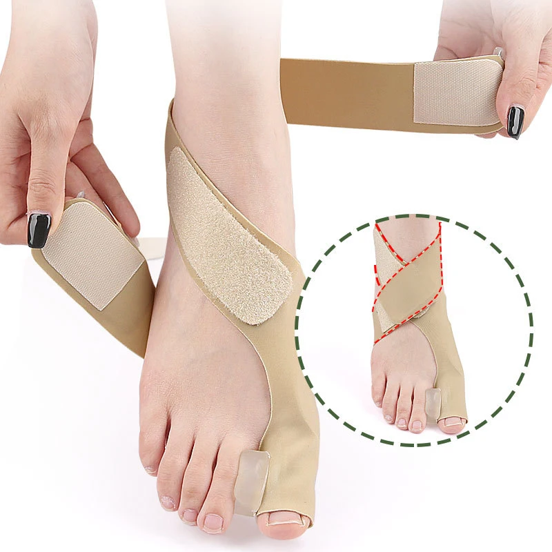 

1Pc Toe Corrector Orthotics Bone Thumb Adjuster Hammer Protector Soft Pedicure Sock Bunion Straightener Foot Care Tools