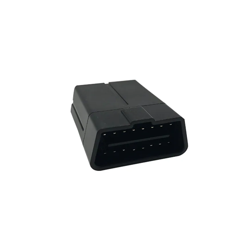 Computer detection plug Universal OBD plug Universal 16-pin automotive computer detection OBD 2 male cross card housing