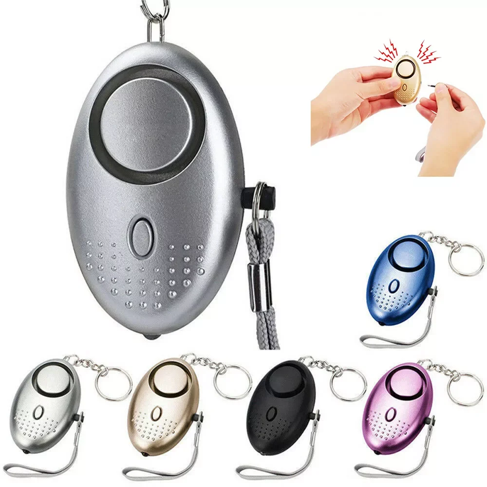 

Mini Egg Shape Women Personal Safety Alarm Keyring Anti-Attack Security Protection Emergency Alarm Children School Alert