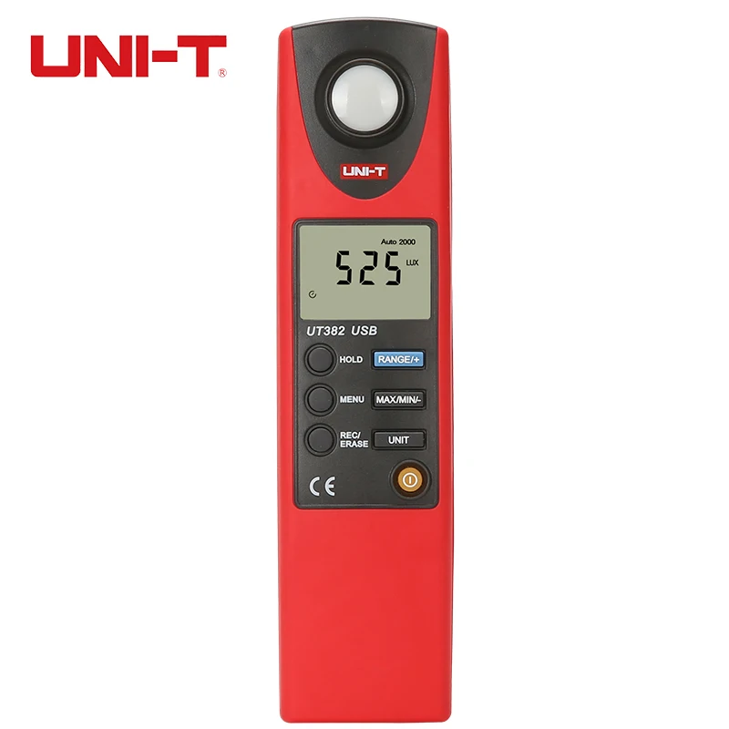 UNI-T Light Meters 20-20000 Lux Lumen Digital Illuminometer USB Transfer Fotometer Luminance Lux Fc Tester Luminometer