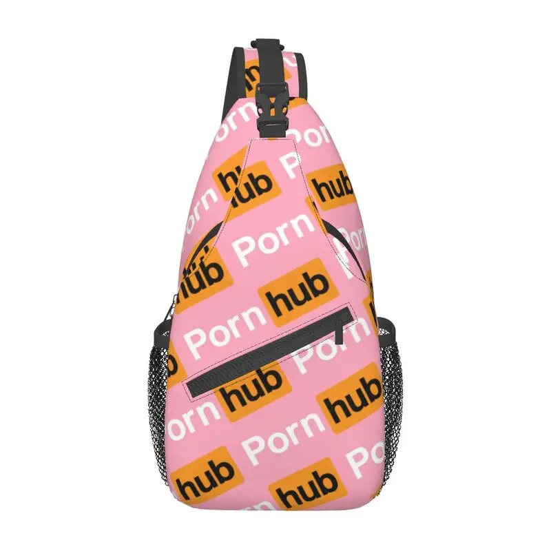 

Pornhub нагрудная Сумка-слинг с логотипом, индивидуальный рюкзак через плечо для мужчин, рюкзак для путешествий